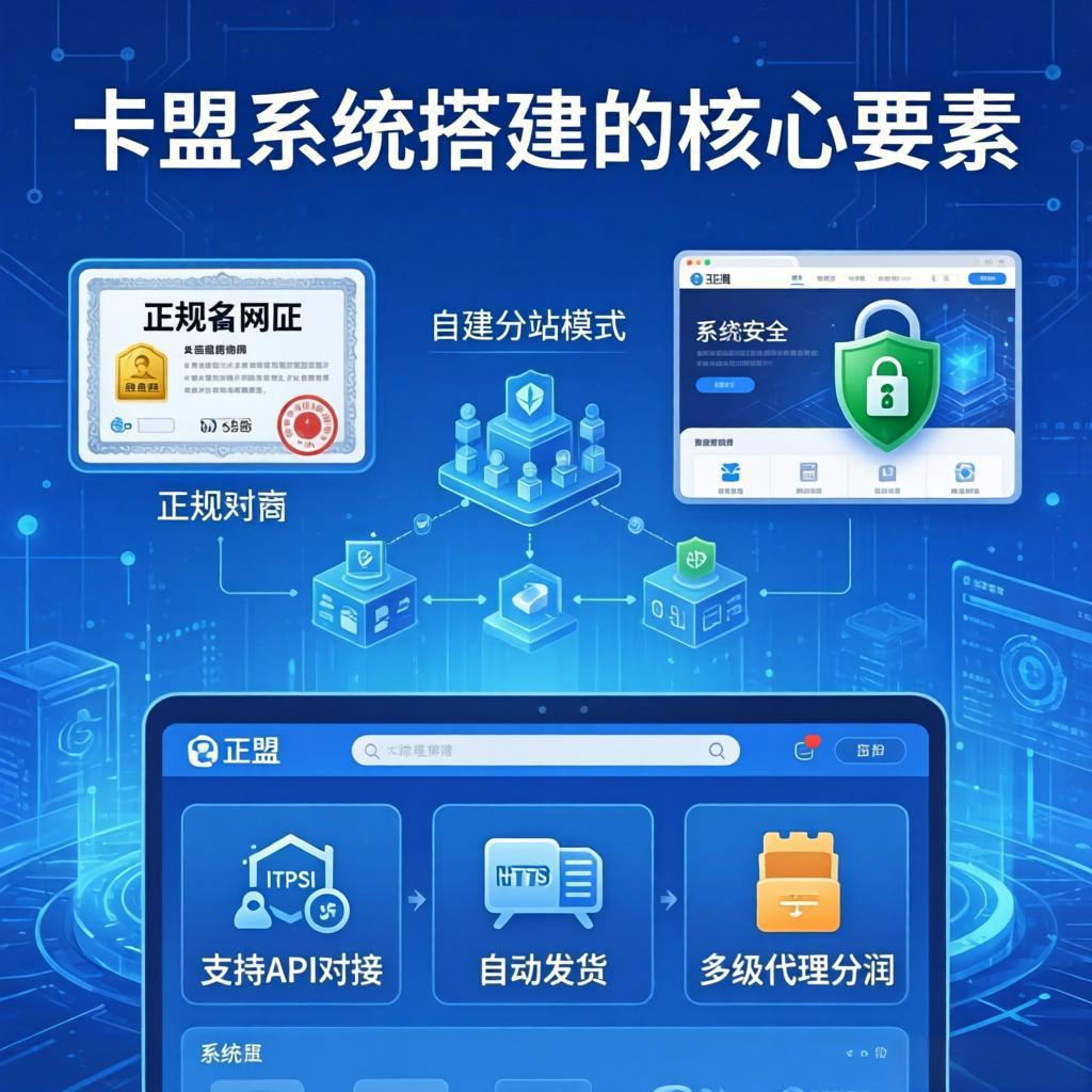 2026卡盟自动发卡系统搭建教程，新手零技术也能轻松上手